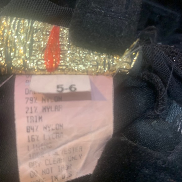 Blondie & Me Vintage Black Dress, Size 5/6 - Picture 7 of 9